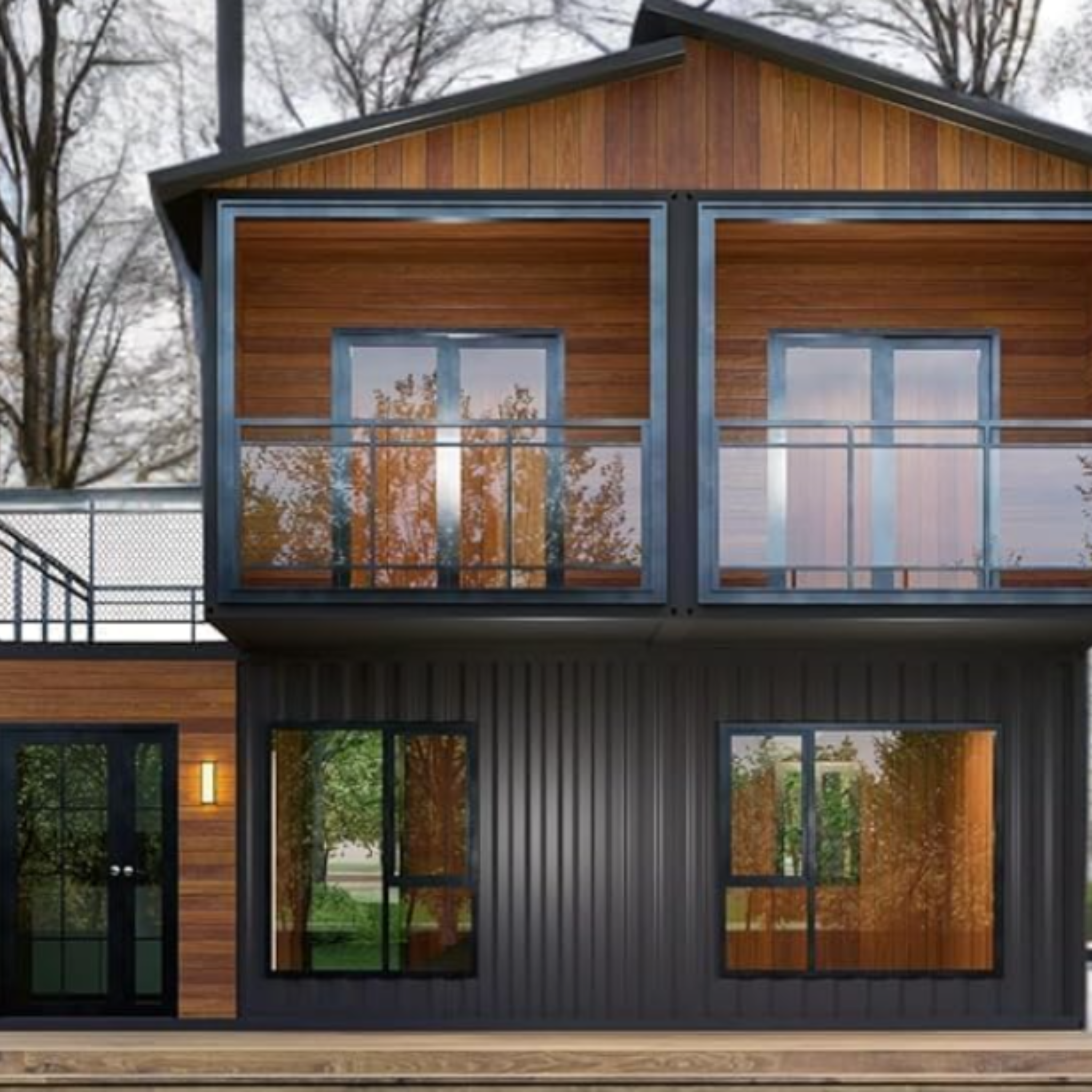 Hearthglen Customizable Two-Story Studio Cabin